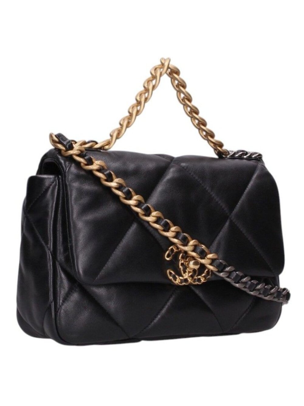 Chanel 19 Small Lambskin Chain Shoulder Bag